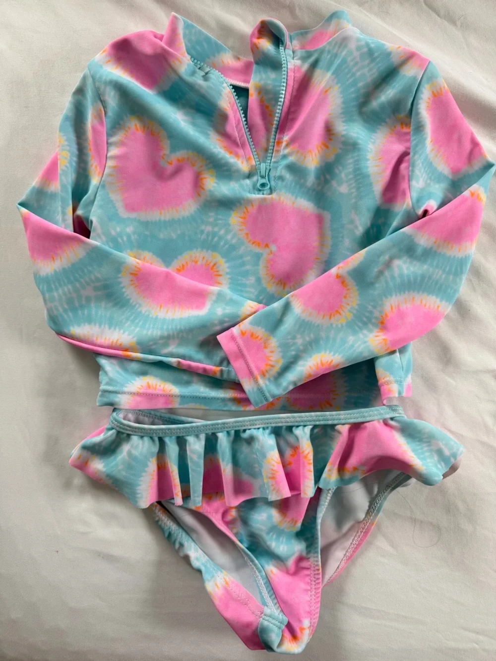 Primark Toddlwe Girls Swim Set - Pink & Teal Mix size 3T